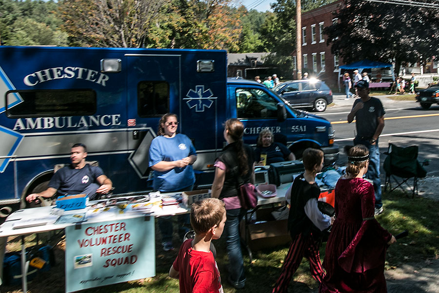 Chester's fabulous Fall Festival on the village green.