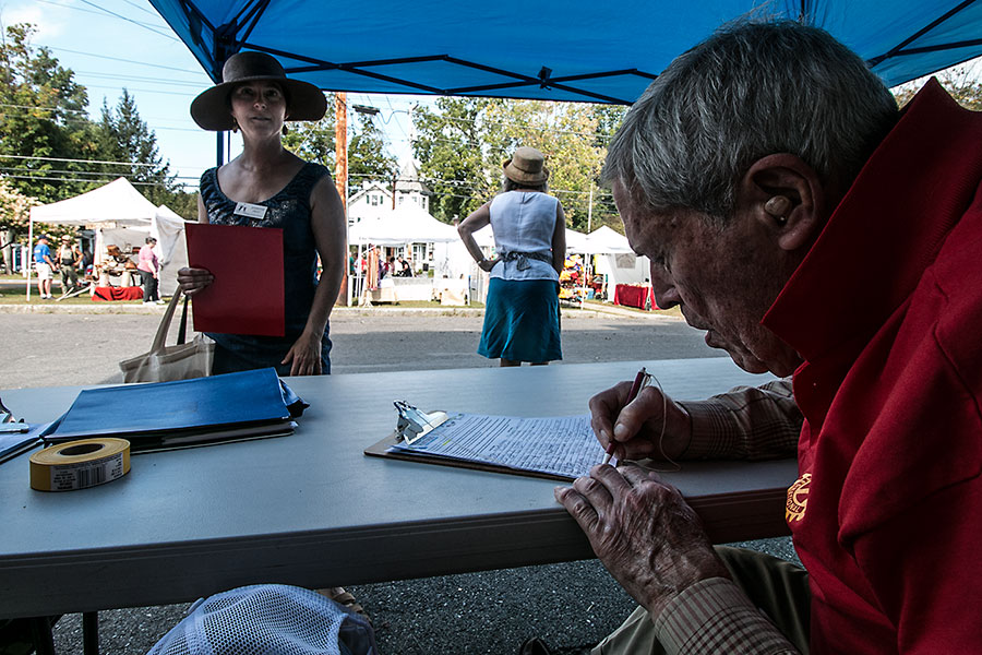 Chester's fabulous Fall Festival on the village green.