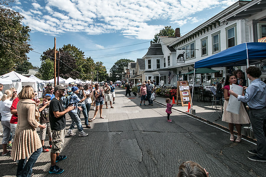 Chester's fabulous Fall Festival on the village green.